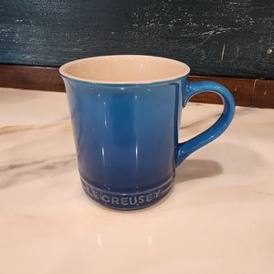 Blue Le Creuset mug